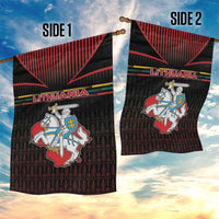 Lithuania Garden Flag Knight In Armor With Map - Wonder Print Shop