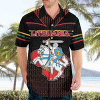 Personalized Lithuania Hawaiian Shirt Knight In Armor With Map - Wonder Print Shop