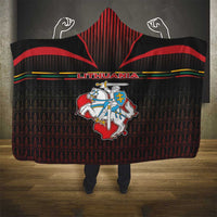 Lithuania Hooded Blanket Knight In Armor With Map - Wonder Print Shop