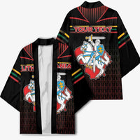 Personalized Lithuania Kimono Knight In Armor With Map - Wonder Print Shop