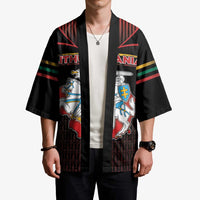 Personalized Lithuania Kimono Knight In Armor With Map - Wonder Print Shop