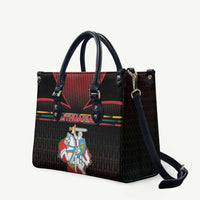 Lithuania Leather Bag Knight In Armor With Map - Wonder Print Shop