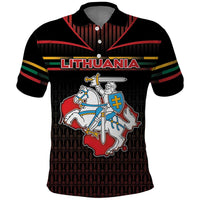Personalized Lithuania Polo Shirt Knight In Armor With Map - Wonder Print Shop
