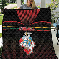 Lithuania Quilt Knight In Armor With Map - Wonder Print Shop