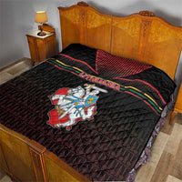 Lithuania Quilt Knight In Armor With Map - Wonder Print Shop