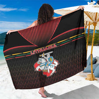 Lithuania Sarong Knight In Armor With Map - Wonder Print Shop