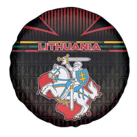 Lithuania Spare Tire Cover Knight In Armor With Map - Wonder Print Shop