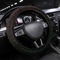 Lithuania Steering Wheel Cover Knight In Armor With Map - Wonder Print Shop