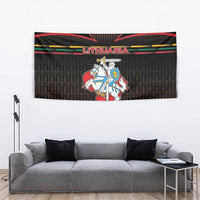 Lithuania Tapestry Knight In Armor With Map - Wonder Print Shop