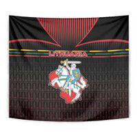 Lithuania Tapestry Knight In Armor With Map - Wonder Print Shop