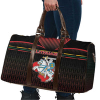 Lithuania Travel Bag Knight In Armor With Map - Wonder Print Shop