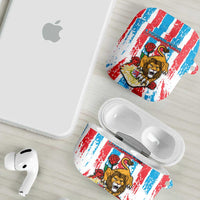Luxembourg AirPods Case Red Lion With Coat Of Arms - Wonder Print Shop