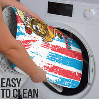 Luxembourg Bathroom Set Red Lion With Coat Of Arms - Wonder Print Shop