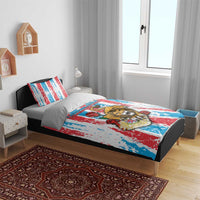 Luxembourg Bedding Set Red Lion With Coat Of Arms - Wonder Print Shop