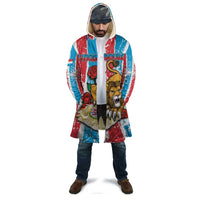 Personalized Luxembourg Cloak Red Lion With Coat Of Arms - Wonder Print Shop