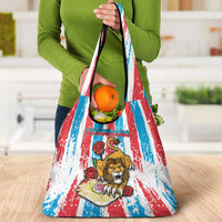 Luxembourg Grocery Bag Red Lion With Coat Of Arms - Wonder Print Shop