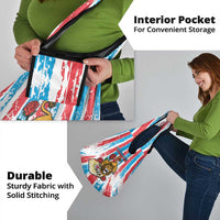 Luxembourg Grocery Bag Red Lion With Coat Of Arms - Wonder Print Shop