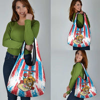 Luxembourg Grocery Bag Red Lion With Coat Of Arms - Wonder Print Shop