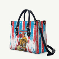 Luxembourg Leather Bag Red Lion With Coat Of Arms - Wonder Print Shop