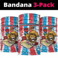 Luxembourg Neck Gaiter Red Lion With Coat Of Arms - Wonder Print Shop