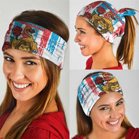 Luxembourg Neck Gaiter Red Lion With Coat Of Arms - Wonder Print Shop