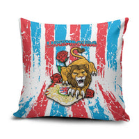 Luxembourg Pillow Cover Red Lion With Coat Of Arms - Wonder Print Shop