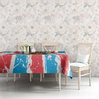 Luxembourg Tablecloth Red Lion With Coat Of Arms - Wonder Print Shop