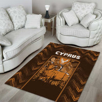 Cyprus Area Rug The Cypriot Mouflon With Coat Of Arms - Wonder Print Shop