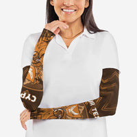 Cyprus Arm Sleeves The Cypriot Mouflon With Coat Of Arms - Wonder Print Shop