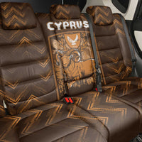 Cyprus Back Car Seat Cover The Cypriot Mouflon With Coat Of Arms - Wonder Print Shop