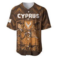Personalized Cyprus Baseball Jersey The Cypriot Mouflon With Coat Of Arms - Wonder Print Shop