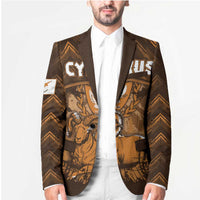 Personalized Cyprus Blazer The Cypriot Mouflon With Coat Of Arms - Wonder Print Shop