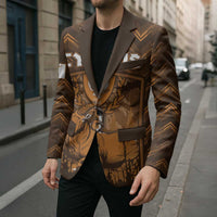 Personalized Cyprus Blazer The Cypriot Mouflon With Coat Of Arms - Wonder Print Shop