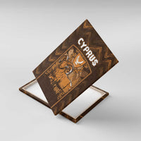 Cyprus Canvas Wall Art The Cypriot Mouflon With Coat Of Arms - Wonder Print Shop