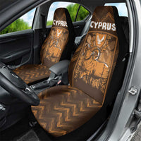 Cyprus Car Seat Cover The Cypriot Mouflon With Coat Of Arms - Wonder Print Shop