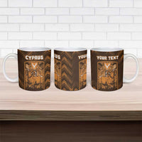 Personalized Cyprus Ceramic Mug The Cypriot Mouflon With Coat Of Arms - Wonder Print Shop