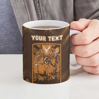 Personalized Cyprus Ceramic Mug The Cypriot Mouflon With Coat Of Arms - Wonder Print Shop