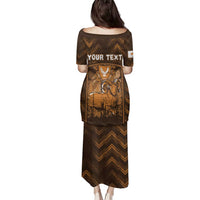 Personalized Cyprus Family Matching Puletasi and Hawaiian Shirt The Cypriot Mouflon With Coat Of Arms - Wonder Print Shop