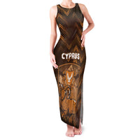 Personalized Cyprus Family Matching Tank Maxi Dress and Hawaiian Shirt The Cypriot Mouflon With Coat Of Arms - Wonder Print Shop