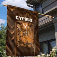 Cyprus Garden Flag The Cypriot Mouflon With Coat Of Arms - Wonder Print Shop