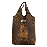Cyprus Grocery Bag The Cypriot Mouflon With Coat Of Arms - Wonder Print Shop