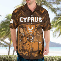 Personalized Cyprus Hawaiian Shirt The Cypriot Mouflon With Coat Of Arms - Wonder Print Shop