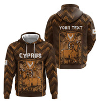 Personalized Cyprus Hoodie The Cypriot Mouflon With Coat Of Arms - Wonder Print Shop