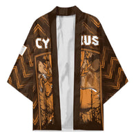 Personalized Cyprus Kimono The Cypriot Mouflon With Coat Of Arms - Wonder Print Shop