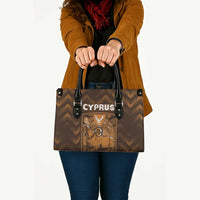 Cyprus Leather Bag The Cypriot Mouflon With Coat Of Arms - Wonder Print Shop
