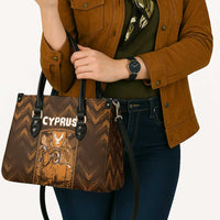 Cyprus Leather Bag The Cypriot Mouflon With Coat Of Arms - Wonder Print Shop