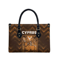 Cyprus Leather Bag The Cypriot Mouflon With Coat Of Arms - Wonder Print Shop