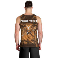 Personalized Cyprus Men Tank Top The Cypriot Mouflon With Coat Of Arms - Wonder Print Shop