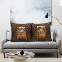 Cyprus Pillow Cover The Cypriot Mouflon With Coat Of Arms - Wonder Print Shop