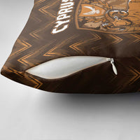 Cyprus Pillow Cover The Cypriot Mouflon With Coat Of Arms - Wonder Print Shop